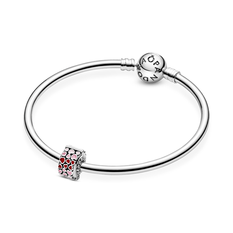 Charm Sujetador Corazones Rojo y Rosa