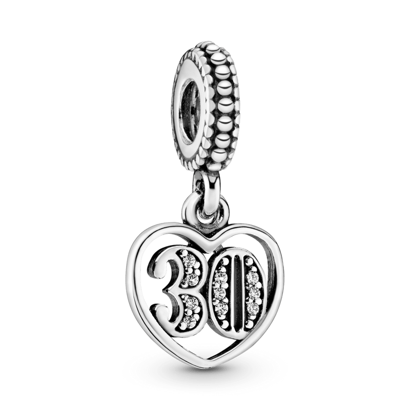 Charm Colgante Celebración De 30 Años