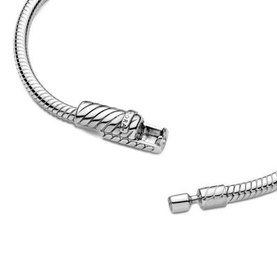 Brazalete Cadena de Serpiente con Cierre Magnético