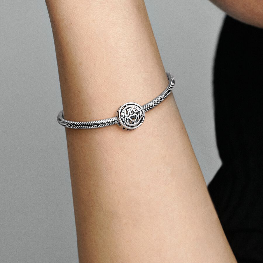Charm Súper Mamá en Filigrana Super Mom