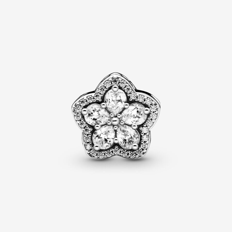 Charm Pave Copos de Nieve Brillante