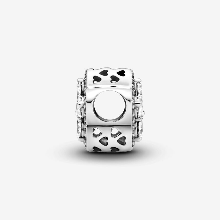 Charm Pave Copos de Nieve Brillante