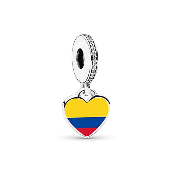Charm Colgante Colombia Corazon