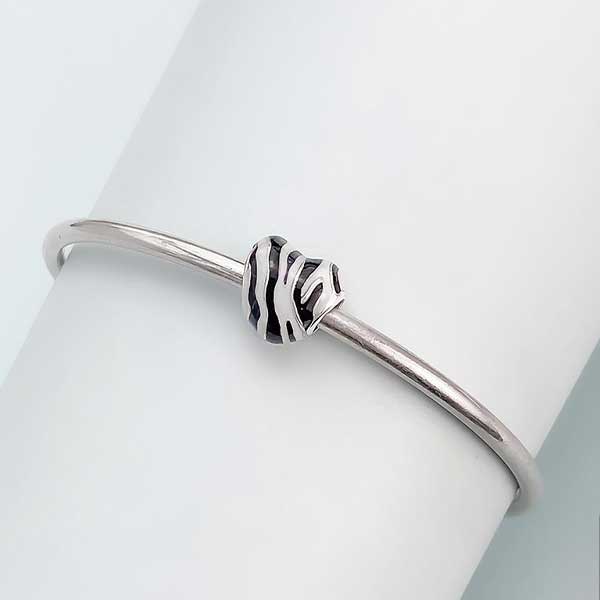 Charm Corazon de Zebra