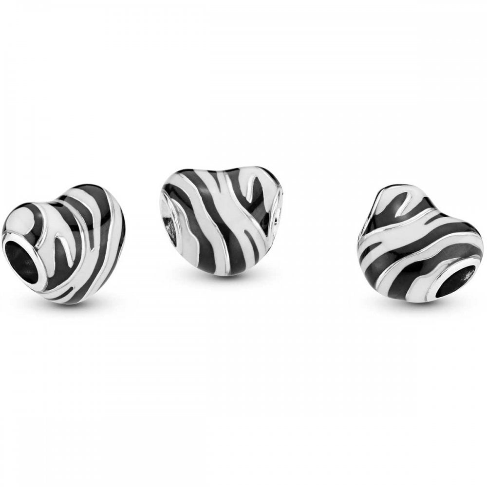Charm Corazon de Zebra