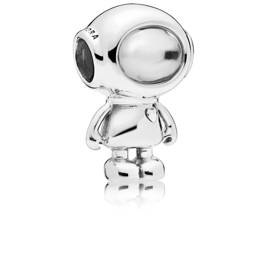 Charm Astronauta en Plata