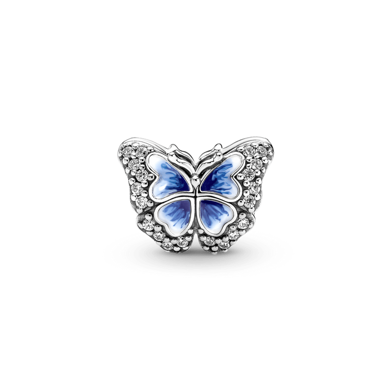 Charm Mariposa Azul Reluciente