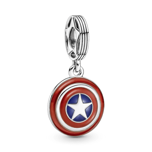 Charm Colgante Escudo Del Capitán América De The Avengers De Marvel