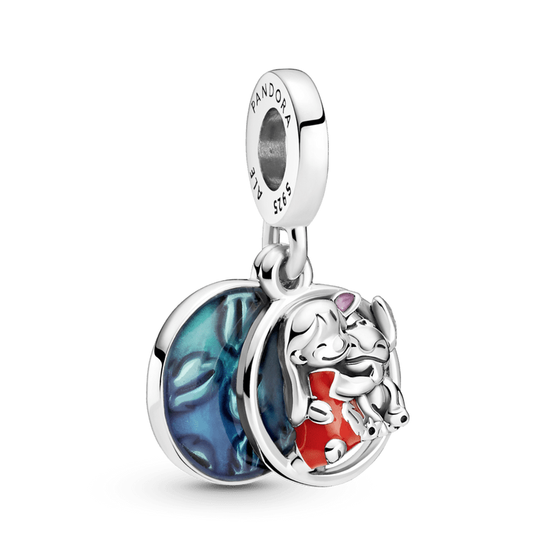 Charm Colgante Familia Lilo Y Stitch De Disney