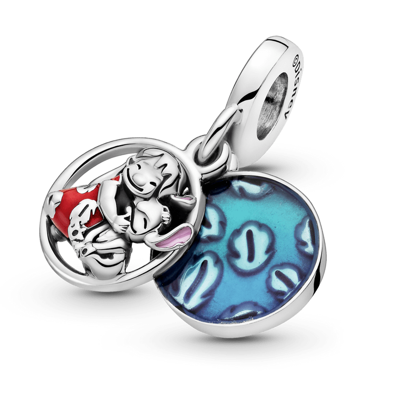 Charm Colgante Familia Lilo Y Stitch De Disney