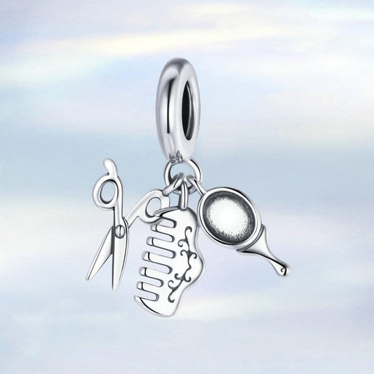 Charm Colgante Peine, Espejo y Secador