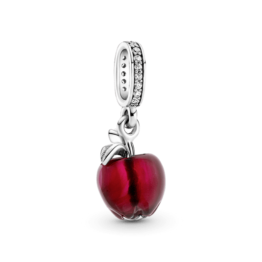 Charm Colgante Manzana Roja de Cristal de Murano