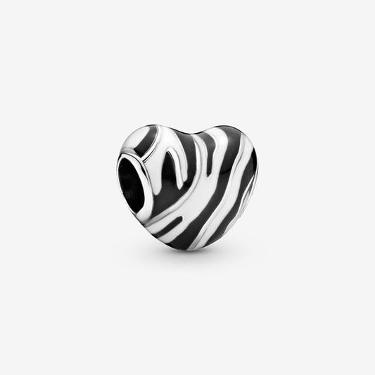 Charm Corazon de Zebra