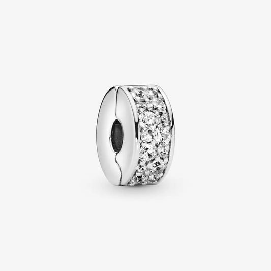 Charm de clip Pavé Transparente