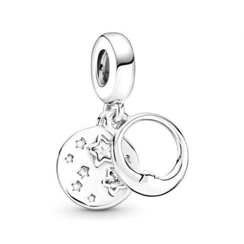 Charm Colgante Luna y Estrella Durmiente