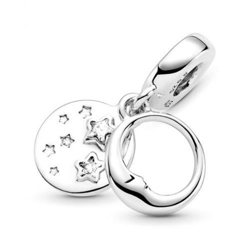 Charm Colgante Luna y Estrella Durmiente